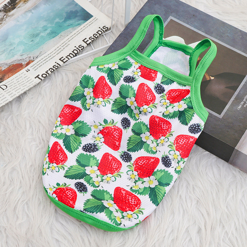 Avocado Summer Outdoor Breathable Dog Sling Vest