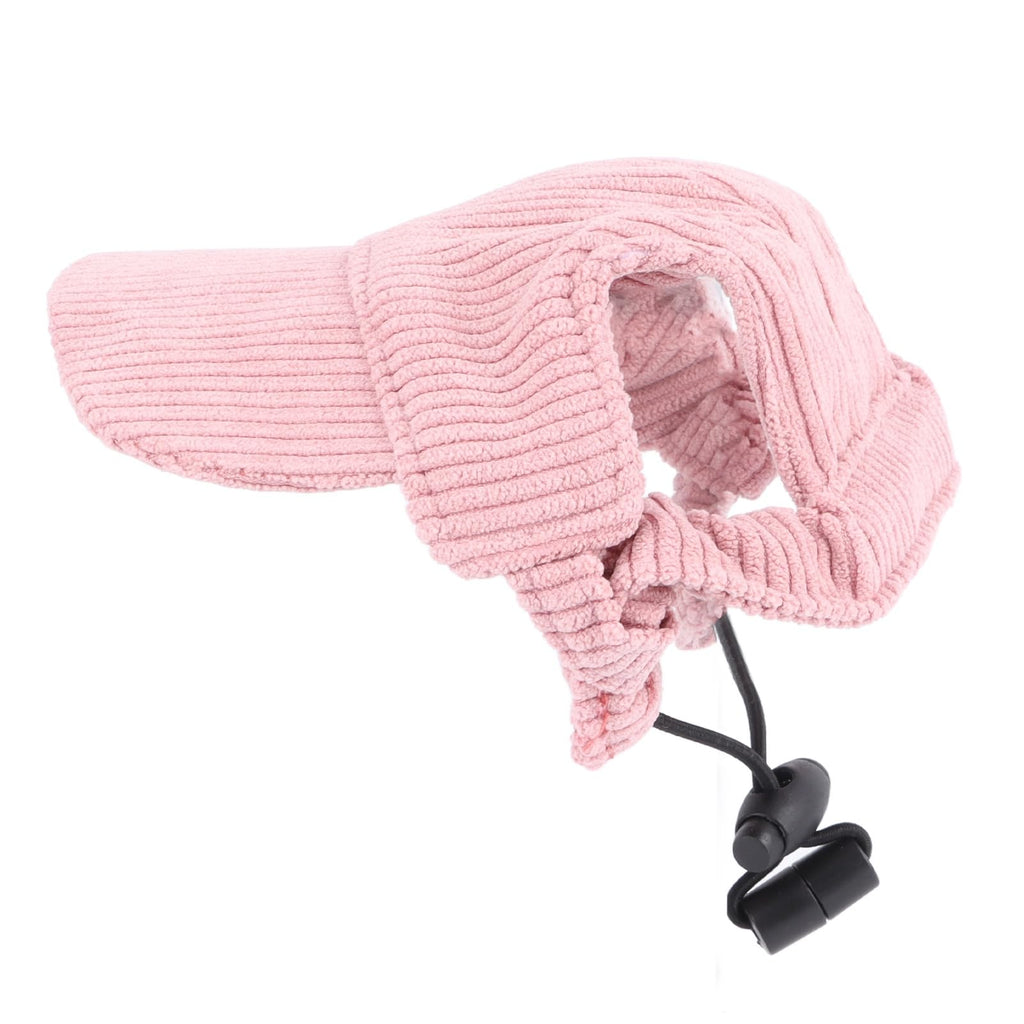 Dog Baseball Cap Adjustable Dog Outdoor Sport Sun Baseball Hat Visor Sunbonnet Outfit with Ear Holes for Puppy Small Medium Large Dogs (S)
