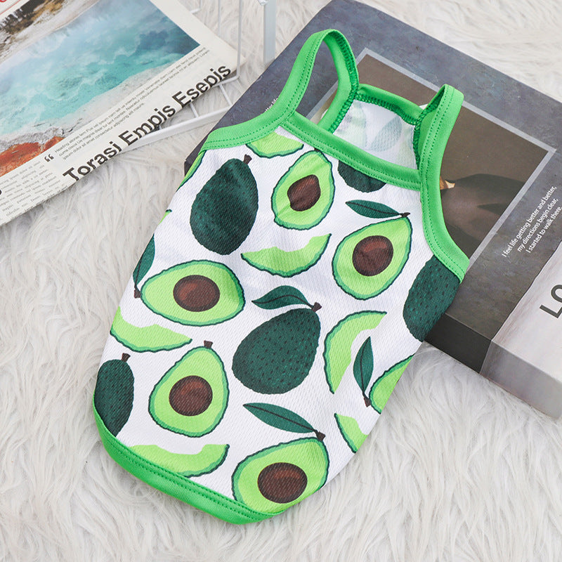Avocado Summer Outdoor Breathable Dog Sling Vest