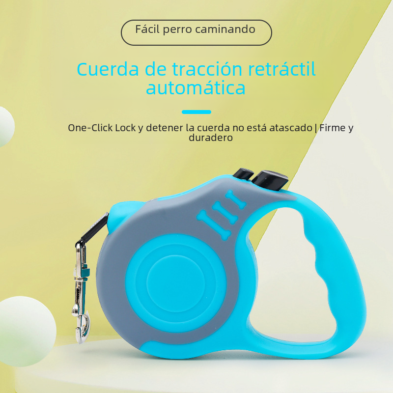 Automatic Retractable Dog Leash for Outdoor Use