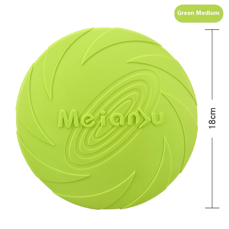 Rubber Dog Frisbee Outdoor Toy